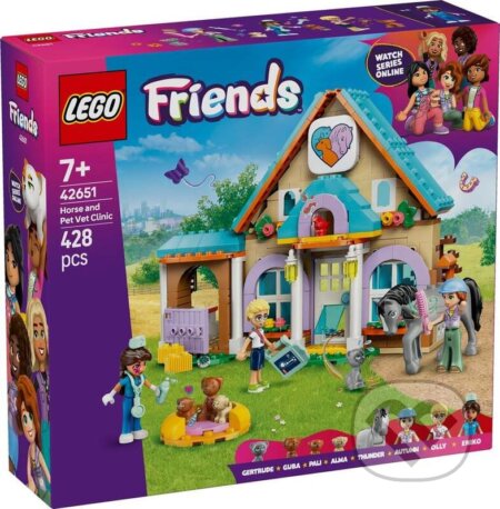 Spoločenská hra: LEGO® Friends 42651 Veterinárna klinika pre kone a domáce zvieratá (LEGO). LEGO, 2025 Spoločenská hra: LEGO® Friends 42651 Veterinárna klinika pre kone a domáce zvieratá (LEGO). LEGO, 2025