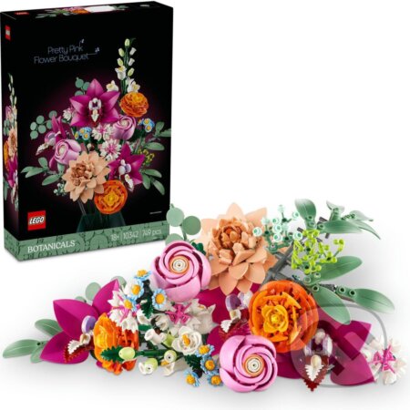 Společenská hra: LEGO® Botanicals 10342 Krásna kytica rúžových kvetov (LEGO). LEGO, 2025 Společenská hra: LEGO® Botanicals 10342 Krásna kytica rúžových kvetov (LEGO). LEGO, 2025