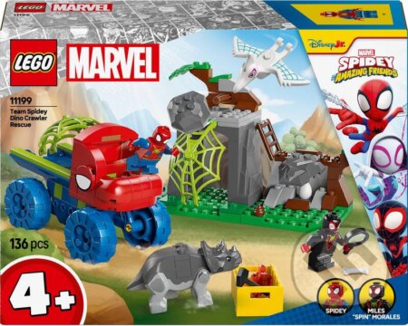 Spoločenská hra: LEGO® Marvel Spidey a jeho fantastickí priatelia 11199 Spideyho tím a záchrana dinosaurov (LEGO). LEGO, 2025 Spoločenská hra: LEGO® Marvel Spidey a jeho fantastickí priatelia 11199 Spideyho tím a záchrana dinosaurov (LEGO). LEGO, 2025