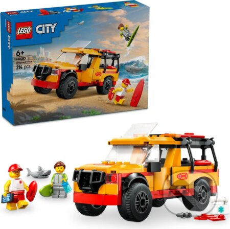 Spoločenská hra: LEGO® City 60453 Záchranné auto pre plavčíka (LEGO). LEGO, 2025 Spoločenská hra: LEGO® City 60453 Záchranné auto pre plavčíka (LEGO). LEGO, 2025