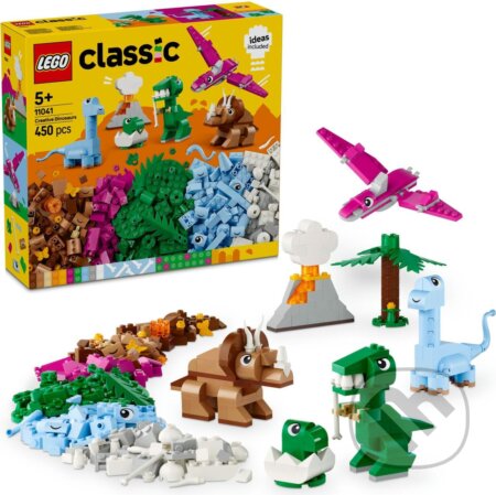 Společenská hra: LEGO® Classic 11041 Kreatívne dinosaury (LEGO). LEGO, 2025 Společenská hra: LEGO® Classic 11041 Kreatívne dinosaury (LEGO). LEGO, 2025