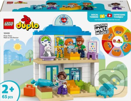 Spoločenská hra: LEGO® DUPLO® 10449 Prvá návšteva u lekára (LEGO). LEGO, 2025 Spoločenská hra: LEGO® DUPLO® 10449 Prvá návšteva u lekára (LEGO). LEGO, 2025
