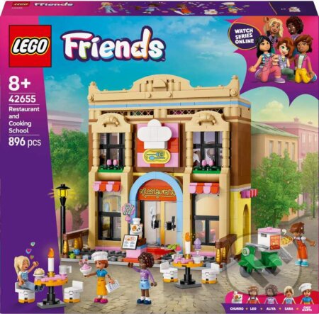 Spoločenská hra: LEGO® Friends 42655 Reštaurácia a škola varenia (LEGO). LEGO, 2025 Spoločenská hra: LEGO® Friends 42655 Reštaurácia a škola varenia (LEGO). LEGO, 2025