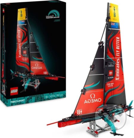 Spoločenská hra: LEGO® Technic 42174 Jachta Emirates Team New Zealand AC75 (LEGO). LEGO, 2025 Spoločenská hra: LEGO® Technic 42174 Jachta Emirates Team New Zealand AC75 (LEGO). LEGO, 2025