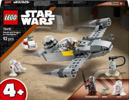 Spoločenská hra: LEGO® Star Wars™ 75410 Mando, Grogu a stíhačka N-1 Starfighter™ (LEGO). LEGO, 2025 Spoločenská hra: LEGO® Star Wars™ 75410 Mando, Grogu a stíhačka N-1 Starfighter™ (LEGO). LEGO, 2025
