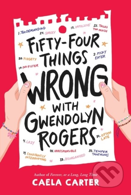 Kniha: Fifty-four Things Wrong With Gwendolyn Rogers (Caela Carter). Quill Tree Books, 2022 Kniha: Fifty-four Things Wrong With Gwendolyn Rogers (Caela Carter). Quill Tree Books, 2022