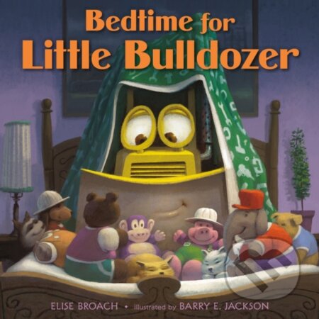 Kniha: Bedtime for Little Bulldozer (Elise Broach). Square Fish, 2025 Kniha: Bedtime for Little Bulldozer (Elise Broach). Square Fish, 2025