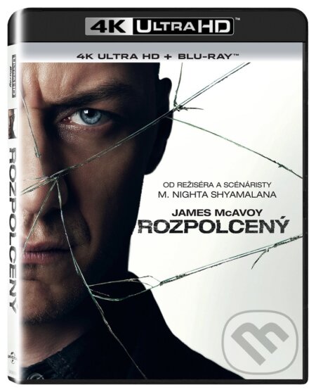Film: Rozpolcený (M. Night Shyamalan) (UltraHDBlu-ray). Bonton Film, 2017 Film: Rozpolcený (M. Night Shyamalan) (UltraHDBlu-ray). Bonton Film, 2017