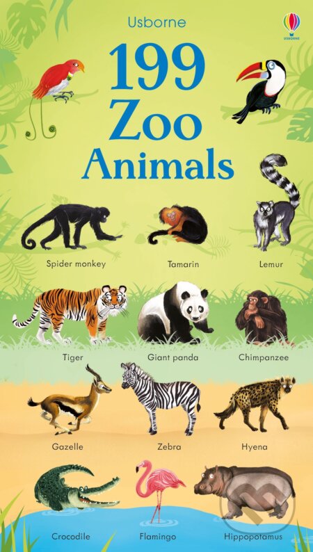 Kniha: 199 Zoo Animals (Hannah Watson). Usborne, 2017 Kniha: 199 Zoo Animals (Hannah Watson). Usborne, 2017