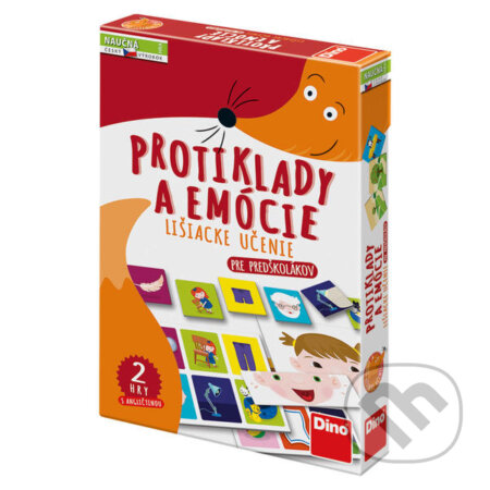 Spoločenská hra: Lišiacke učenie: Protiklady a emócie (Dino). Dino, 2017 Spoločenská hra: Lišiacke učenie: Protiklady a emócie (Dino). Dino, 2017