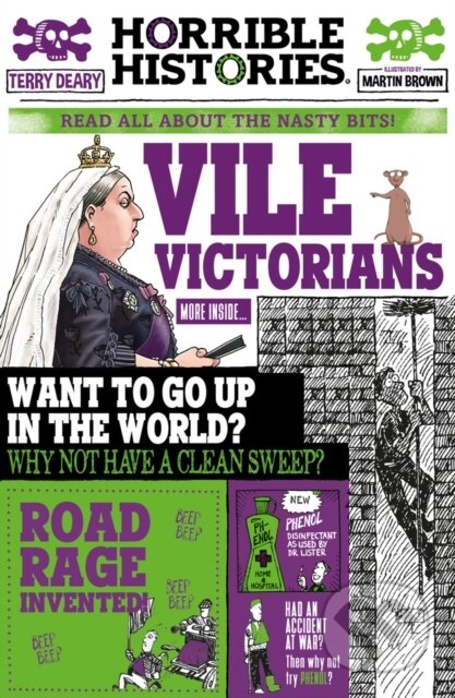 Kniha: Vile Victorians (Terry Deary). Scholastic, 2021 Kniha: Vile Victorians (Terry Deary). Scholastic, 2021