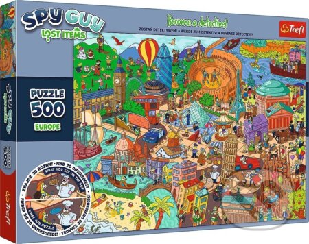 Puzzle: Kolekcia Spy Guy Lost: Európa (Trefl). Trefl, 2025 Puzzle: Kolekcia Spy Guy Lost: Európa (Trefl). Trefl, 2025
