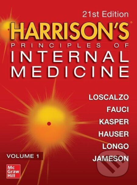 Kniha: Harrison's Principles Of Internal Medicine (Vol.1 & Vol.2) (Joseph Loscalzo, Anthony Fauci, Dennis Kasper, Stephen Hauser a Dan Longo). McGraw-Hill, 2022 Kniha: Harrison's Principles Of Internal Medicine (Vol.1 & Vol.2) (Joseph Loscalzo, Anthony Fauci, Dennis Kasper, Stephen Hauser a Dan Longo). McGraw-Hill, 2022