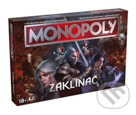 Společenská hra: Monopoly Zaklínač (Winning Moves). Winning Moves, 2025 Společenská hra: Monopoly Zaklínač (Winning Moves). Winning Moves, 2025