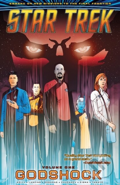 Kniha: Star Trek, Vol. 1: Godshock (Collin Kelly a Jackson Lanzing). Idea & Design Works, 2023 Kniha: Star Trek, Vol. 1: Godshock (Collin Kelly a Jackson Lanzing). Idea & Design Works, 2023