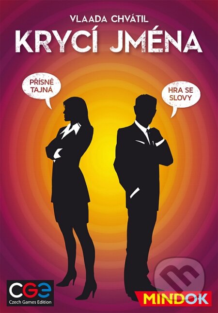 Společenská hra: Krycí jména CZ (Vlaada Chvátil). Mindok, 2015 Společenská hra: Krycí jména CZ (Vlaada Chvátil). Mindok, 2015