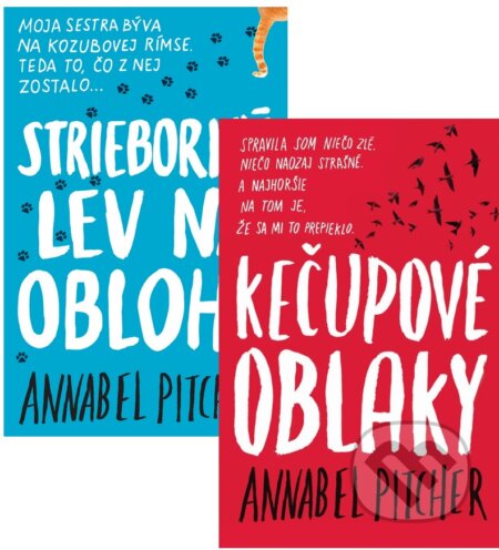 Kniha: Strieborný lev na oblohe + Kečupové oblaky (Annabel Pitcher). Slovart Kniha: Strieborný lev na oblohe + Kečupové oblaky (Annabel Pitcher). Slovart