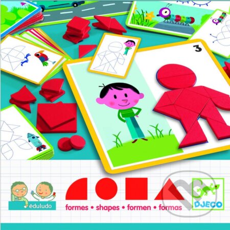 Spoločenská hra: Eduludo - Tvary (Djeco). Djeco, 2019 Spoločenská hra: Eduludo - Tvary (Djeco). Djeco, 2019