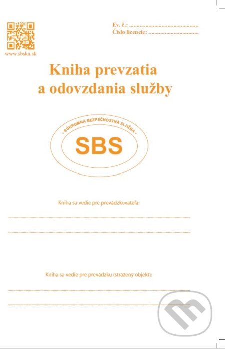 Kniha prevzatia a odovzdania služby (Tatrapol). Tatrapol, 2017 Kniha prevzatia a odovzdania služby (Tatrapol). Tatrapol, 2017