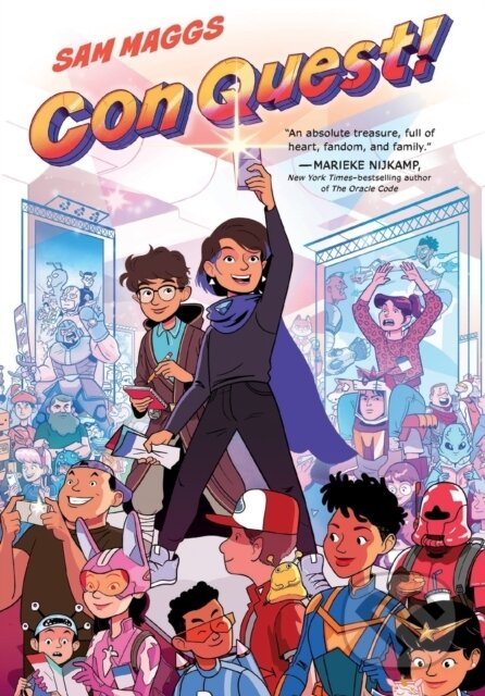 Kniha: Con Quest! (Sam Maggs). Square Fish, 2021 Kniha: Con Quest! (Sam Maggs). Square Fish, 2021