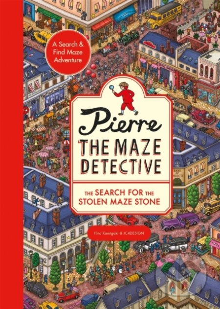 Kniha: Pierre the Maze Detective: The Search for the Stolen Maze Stone (Hiro Kamigaki a IC4DESIGN). Laurence King Publishing, 2022 Kniha: Pierre the Maze Detective: The Search for the Stolen Maze Stone (Hiro Kamigaki a IC4DESIGN). Laurence King Publishing, 2022