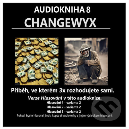 Audiokniha: Changewyx - verze hlasování 222 (Dempsey Novak). Tradewyx, 2025 Audiokniha: Changewyx - verze hlasování 222 (Dempsey Novak). Tradewyx, 2025