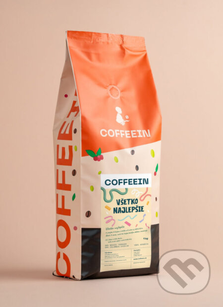 Kávy a čaje: Káva Všetko najlepšie (COFFEEIN). COFFEEIN Kávy a čaje: Káva Všetko najlepšie (COFFEEIN). COFFEEIN