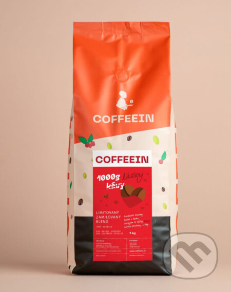 Kávy a čaje: 1000g Lásky (COFFEEIN). COFFEEIN Kávy a čaje: 1000g Lásky (COFFEEIN). COFFEEIN