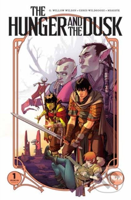 Kniha: The Hunger and the Dusk, Vol. 1 (G. Willow Wilson a Chris Wildgoose). Idea & Design Works, 2024 Kniha: The Hunger and the Dusk, Vol. 1 (G. Willow Wilson a Chris Wildgoose). Idea & Design Works, 2024