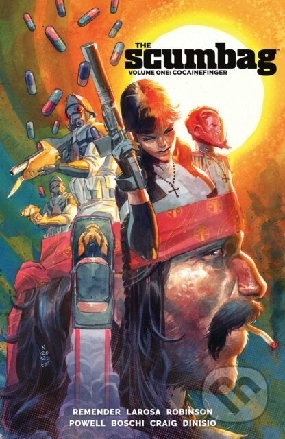 Kniha: The Scumbag, Volume 1: Cocainefinger (Rick Remender). Image Comics, 2021 Kniha: The Scumbag, Volume 1: Cocainefinger (Rick Remender). Image Comics, 2021