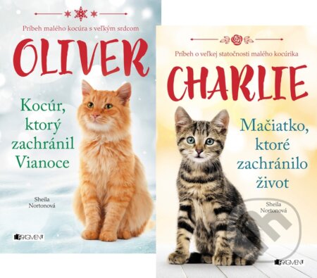 Kniha: Oliver + Charlie (kolekcia príbehov malých kocúrikov) (Sheila Norton). Fragment, 2017 Kniha: Oliver + Charlie (kolekcia príbehov malých kocúrikov) (Sheila Norton). Fragment, 2017