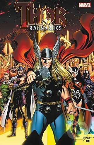 Kniha: Thor: Ragnaroks (Michael Avon Oeming a Scott Kolins). Marvel, 2017 Kniha: Thor: Ragnaroks (Michael Avon Oeming a Scott Kolins). Marvel, 2017
