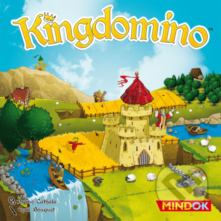 Spoločenská hra: Kingdomino (Bruno Cathala). Mindok, 2016 Spoločenská hra: Kingdomino (Bruno Cathala). Mindok, 2016