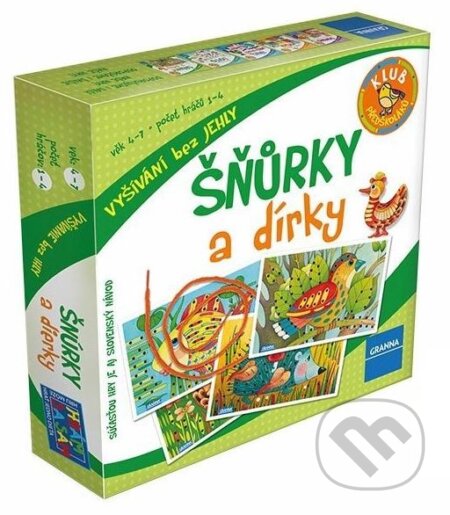 Spoločenská hra: Šňůrky a dírky (Granna). Granna, 2017 Spoločenská hra: Šňůrky a dírky (Granna). Granna, 2017