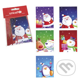 UNICEF - kartičky s venovaním Santa, Unicef