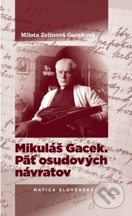 Kniha: Mikuláš Gracek. Päť osudových návratov (Milota Zelinová Gaceková). Matica slovenská, 2017 Kniha: Mikuláš Gracek. Päť osudových návratov (Milota Zelinová Gaceková). Matica slovenská, 2017