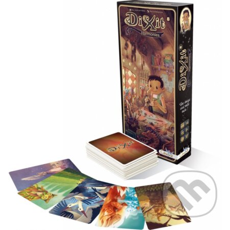 Spoločenská hra: Dixit 8: Harmonies (Jean-Louis Roubira). Asmodée Édition LLC, 2017 Spoločenská hra: Dixit 8: Harmonies (Jean-Louis Roubira). Asmodée Édition LLC, 2017