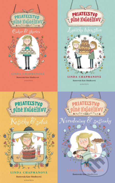 Kniha: Priateľstvo plné koláčikov (kolekcia) (Linda Chapman). Albatros SK, 2017 Kniha: Priateľstvo plné koláčikov (kolekcia) (Linda Chapman). Albatros SK, 2017