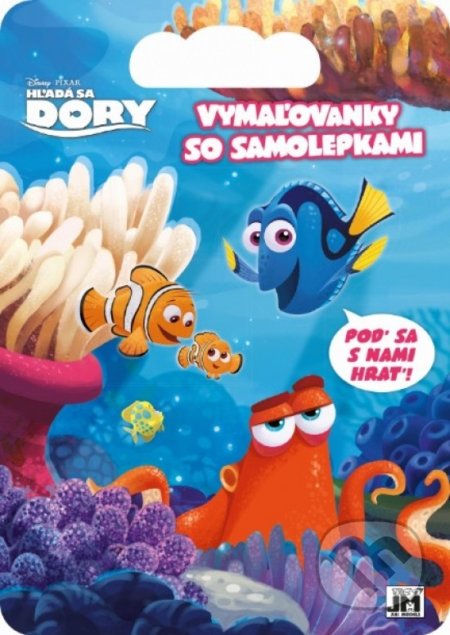Kniha: Vymaľovanky so samolepkami: Hľadá sa Dory (Jiří Models). Jiří Models, 2017 Kniha: Vymaľovanky so samolepkami: Hľadá sa Dory (Jiří Models). Jiří Models, 2017