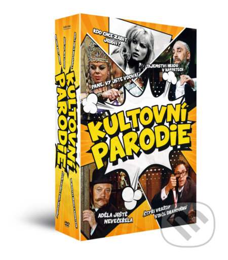 Film: Kolekce Kultovní parodie 5DVD (Hollywood) (DVD). Hollywood, 2017 Film: Kolekce Kultovní parodie 5DVD (Hollywood) (DVD). Hollywood, 2017