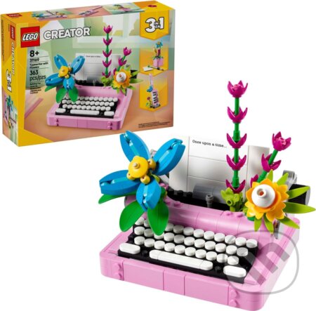 Spoločenská hra: LEGO® Creator 3 v 1 31169 Písací stroj s kvetmi (LEGO). LEGO, 2025 Spoločenská hra: LEGO® Creator 3 v 1 31169 Písací stroj s kvetmi (LEGO). LEGO, 2025