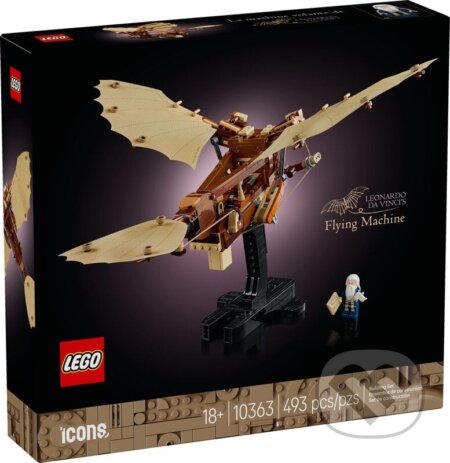 Společenská hra: LEGO® Icons 10363 Lietajúci stroj Leonarda da Vinciho (LEGO). LEGO, 2025 Společenská hra: LEGO® Icons 10363 Lietajúci stroj Leonarda da Vinciho (LEGO). LEGO, 2025