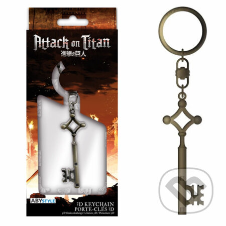 Attack on Titan 3D Kľúčenka - Eren´s Key (ABYstyle). ABYstyle, 2025 Attack on Titan 3D Kľúčenka - Eren´s Key (ABYstyle). ABYstyle, 2025