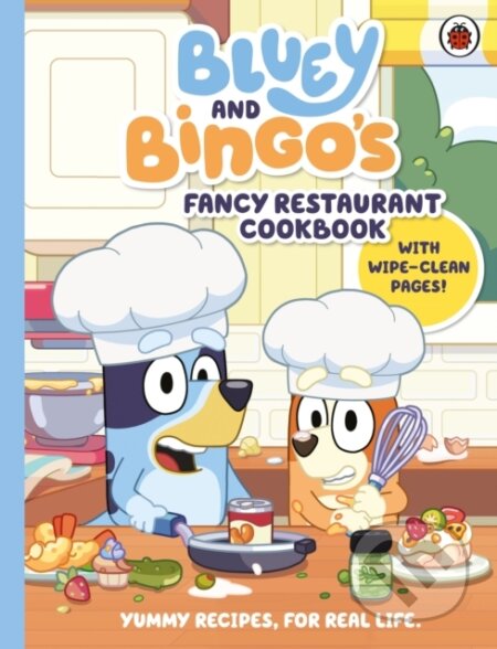 Kniha: Bluey and Bingo’s Fancy Restaurant Cookbook (Bluey). Ladybird Books, 2025 Kniha: Bluey and Bingo’s Fancy Restaurant Cookbook (Bluey). Ladybird Books, 2025