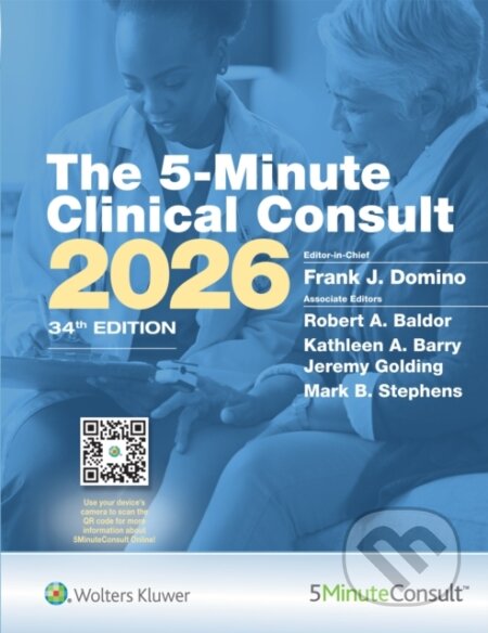 Kniha: The 5-Minute Clinical Consult 2026 (Frank Domino). Wolters Kluwer Health, 2025 Kniha: The 5-Minute Clinical Consult 2026 (Frank Domino). Wolters Kluwer Health, 2025