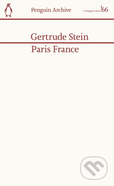 Kniha: Paris France (Gertrude Stein). Penguin Books, 2025 Kniha: Paris France (Gertrude Stein). Penguin Books, 2025
