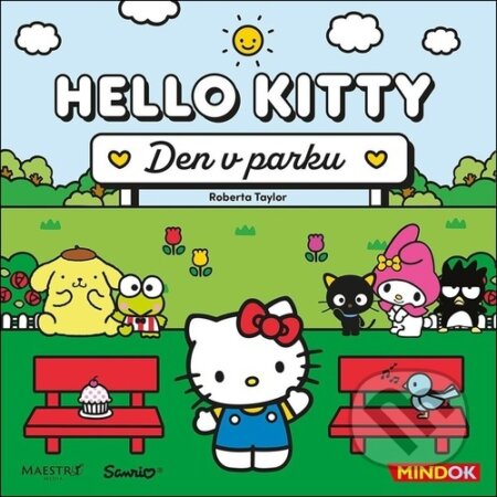 Spoločenská hra: Hello Kitty - Den v parku (Mindok). Mindok, 2025 Spoločenská hra: Hello Kitty - Den v parku (Mindok). Mindok, 2025