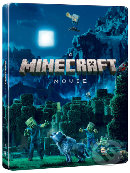 Film: Minecraft vo filme 2BD - steelbook - motiv Night Scene s plastovým rukávom (Jared Hess) (Steelbook). Magicbox, 2025 Film: Minecraft vo filme 2BD - steelbook - motiv Night Scene s plastovým rukávom (Jared Hess) (Steelbook). Magicbox, 2025