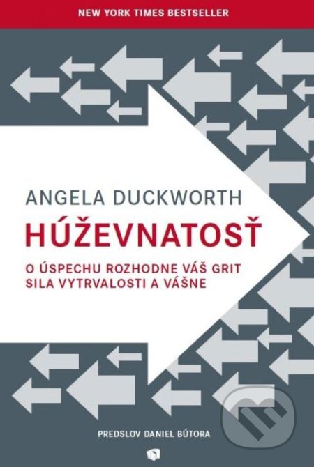 Kniha: Húževnatosť (Angela Duckworth), 2017 Kniha: Húževnatosť (Angela Duckworth), 2017