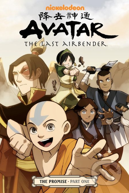 Kniha: Avatar: The Last Airbender - The Promise. Part 1 (Bryan Konietzko, Gene Luen Yang a Michael Dante DiMartino). Dark Horse, 2012 Kniha: Avatar: The Last Airbender - The Promise. Part 1 (Bryan Konietzko, Gene Luen Yang a Michael Dante DiMartino). Dark Horse, 2012